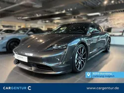 Schwarz lll Gebraucht 2022 Porsche Taycan Turbo Sport Turismo Limousine | 83.890 € (Guter Preis)