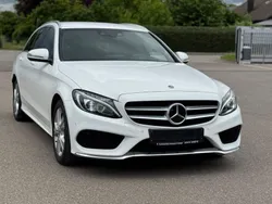Weiß Gebraucht 2018 Mercedes C220 AMG Limousine | 22.500 € (Guter Preis)