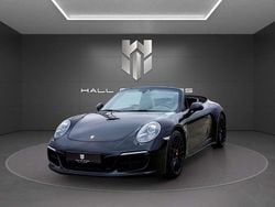 Tiefschwarzmetallic Gebraucht 2017 Porsche 911 Carrera 4 GTS Cabrio | 126.490 € (Etwas zu teuer)