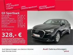 Mythosschwarz metallic Gebraucht 2020 Audi Q3 Sportback Ambiente SUV | 28.138 € (Superpreis)