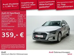 Silber Gebraucht 2024 Audi A3 Sportback Ambiente Limousine | 29.989 € (Guter Preis)