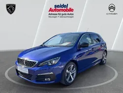 Blau Gebraucht 2018 Peugeot 308 Allure GT-Line Limousine | 15.990 € (Etwas zu teuer)