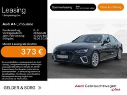 Mythosschwarz metallic Gebraucht 2024 Audi A4 S-Line Limousine | 37.990 € (Superpreis)