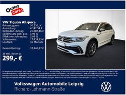 Weiß Gebraucht 2022 VW Tiguan Allspace R-line SUV | 30.230 € (Fairer Preis)