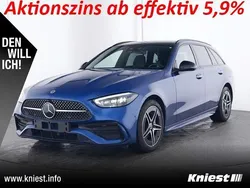 Blau Gebraucht 2023 Mercedes C300e AMG Line Premium Plus Kombi | 48.990 €