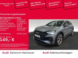 5y geysirblau metallic (metallic) Gebraucht 2022 Audi e-tron Sportback SUV | 26.850 € (Superpreis)