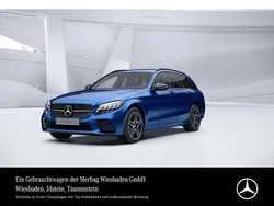 Brilliantblau Gebraucht 2018 Mercedes C300 AMG line Kombi | 27.890 € (Fairer Preis)