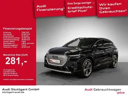 Mythosschwarz metallic Gebraucht 2022 Audi Q4 e-tron Advanced SUV | 31.930 € (Etwas zu teuer)