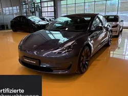 Silber Gebraucht 2021 Tesla Model 3 Performance Limousine | 26.700 € (Fairer Preis)