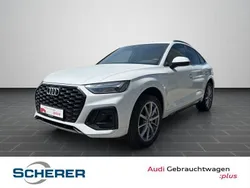 Gletscherweiß metallic (metallic) Gebraucht 2023 Audi Q5 Sportback Business SUV | 39.880 € (Superpreis)