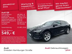 Mythosschwarz metallic Gebraucht 2022 Audi Q8 Ambiente SUV | 48.990 € (Superpreis)