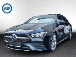 Schwarz (kosmosschwarz metalliclack) Gebraucht 2021 Mercedes CLA180 Shooting Brake AMG line Kombi | 25.990 € (Etwas zu teuer)