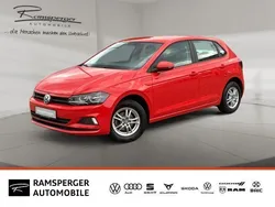 Rot (flashrot) Gebraucht 2019 VW Polo Trendline Limousine | 12.990 € (Fairer Preis)