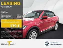 Rot Gebraucht 2024 VW T-Roc Cabriolet Style Cabrio | 24.680 € (Superpreis)