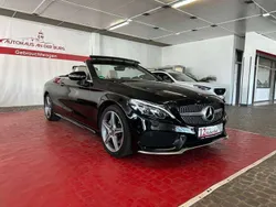 Obsidianschwarz metalliclack Gebraucht 2018 Mercedes C180 AMG Cabrio | 23.999 € (Guter Preis)