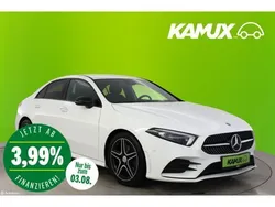 Weiss Gebraucht 2020 Mercedes A200 AMG line Limousine | 26.490 € (Fairer Preis)