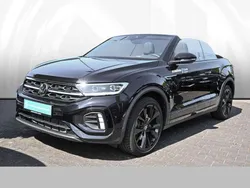 Deep black perleffekt/schwarz Gebraucht 2024 VW T-Roc Cabriolet R-line Cabrio | 37.790 € (Etwas zu teuer)