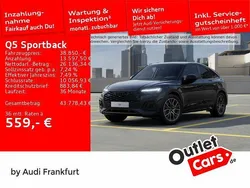 Mythosschwarz metallic Gebraucht 2022 Audi Q5 Sportback S-Line SUV | 38.850 € (Superpreis)