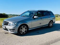 Silber Gebraucht 2014 Mercedes C220 AMG line Limousine | 10.490 € (Guter Preis)
