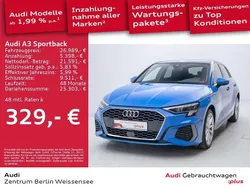 Turboblau Gebraucht 2022 Audi A3 e-tron S-Line Kleinwagen | 26.989 € (Superpreis)
