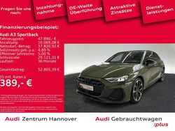 Distriktgrün metallic Gebraucht 2025 Audi A3 S-Line Limousine | 47.890 €