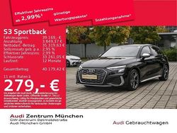 Mythosschwarz metallic Gebraucht 2024 Audi S3 Design Limousine | 39.169 € (Guter Preis)