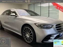 Silber Gebraucht 2021 Mercedes S580 Exclusive Limousine | 79.770 € (Superpreis)