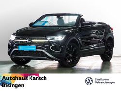 Deep black perleffekt (metallic) Gebraucht 2022 VW T-Roc Cabriolet Style Cabrio | 28.890 € (Fairer Preis)