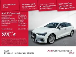 Ibisweiß Gebraucht 2021 Audi A3 Advanced | 19.890 € (Guter Preis)