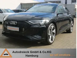 Mythosschwarz metallic Gebraucht 2021 Audi e-tron S-Line SUV | 39.950 € (Superpreis)