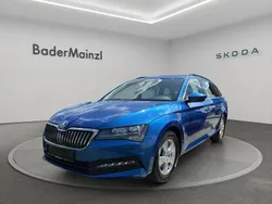 Raceblau metallic Gebraucht 2021 Skoda Superb Ambition Kombi | 20.880 € (Fairer Preis)