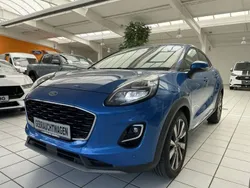 Dynamicblau metallic blau Gebraucht 2021 Ford Puma Titanium X Limousine | 18.490 € (Fairer Preis)