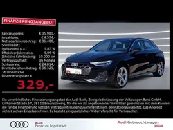 Mythosschwarz metallic Gebraucht 2024 Audi A3 Sportback S-Line Limousine | 37.980 € (Superpreis)