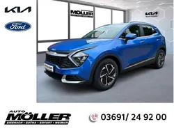 Blue flame metallic Gebraucht 2024 Kia Sportage Comfort SUV | 30.449 € (Superpreis)