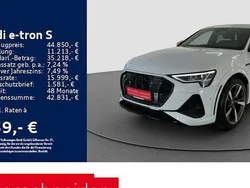 Weiß Gebraucht 2022 Audi e-tron Comfort SUV | 44.850 € (Superpreis)