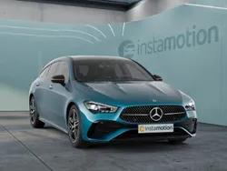 Blau Gebraucht 2023 Mercedes CLA250e Shooting Brake AMG line Kombi | 38.650 € (Etwas zu teuer)