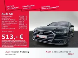 Mythosschwarz metallic Gebraucht 2021 Audi A8 Ambiente Limousine | 52.900 € (Fairer Preis)