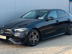 Obsidianschwarz metalliclack Gebraucht 2023 Mercedes C200 AMG line Limousine | 41.999 € (Teuer)