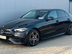 Obsidianschwarz metalliclack Gebraucht 2023 Mercedes C200 AMG line Limousine | 44.999 € (Teuer)