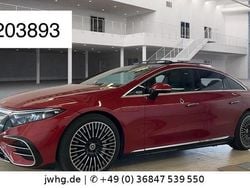 Hyazinthrot (metallic) Gebraucht 2022 Mercedes EQS450+ AMG Limousine | 52.300 € (Etwas zu teuer)