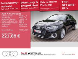 Mythosschwarz metallic Gebraucht 2020 Audi A3 Advanced Limousine | 20.792 € (Guter Preis)