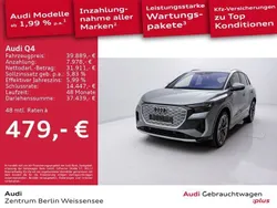 Geysirblau metallic Gebraucht 2022 Audi Q4 e-tron Ambiente SUV | 39.889 € (Fairer Preis)