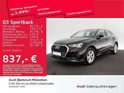 Mythosschwarz metallic Gebraucht 2022 Audi Q3 Sportback Ambiente SUV | 39.772 € (Fairer Preis)