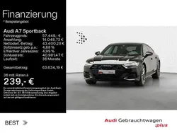 Mythosschwarz metallic Gebraucht 2024 Audi A7 Sportback Ambiente Kleinwagen | 57.449 € (Superpreis)