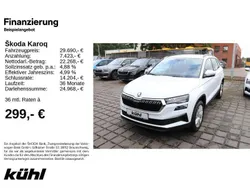 Moonweiss metallic Gebraucht 2024 Skoda Karoq Selection SUV | 29.490 € (Guter Preis)