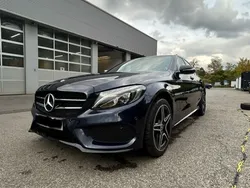 Blau Gebraucht 2015 Mercedes C200 AMG line Limousine | 18.000 € (Fairer Preis)