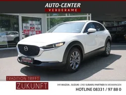Arctic white Gebraucht 2024 Mazda CX-30 Exclusive-Line SUV | 27.490 € (Fairer Preis)