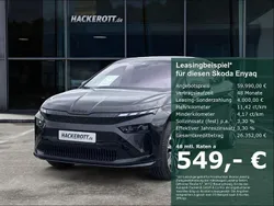Schwarz Neu 2025 Skoda Enyaq iV SportLine SUV | 59.990 € (Teuer)