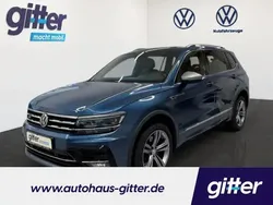 Blue silk metallic Gebraucht 2021 VW Tiguan Allspace Highline SUV | 35.369 € (Guter Preis)