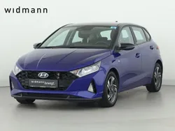Intense blue/ phantom black / mic Gebraucht 2021 Hyundai i20 Intro Edition Limousine | 16.850 € (Fairer Preis)